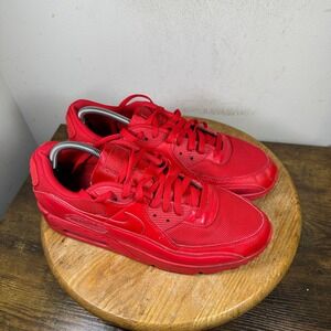 Nike Air Max 90 Triple Red Mens Sneakers CZ7918-600 University Red Size 11
